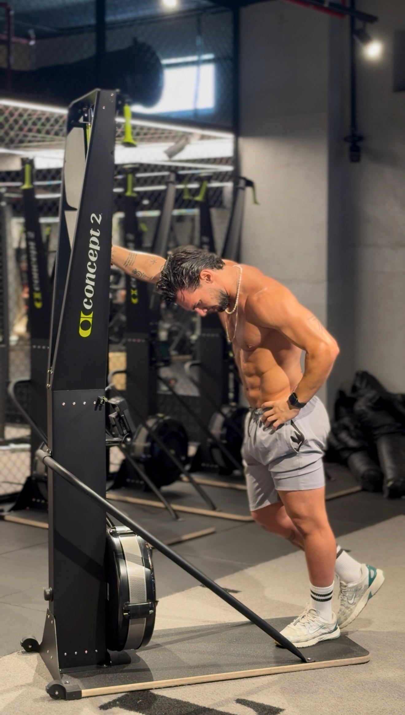 NOVABODY athlete training in a premium Dubai gym